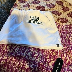 Tulane Green Wave Logo White Skirt